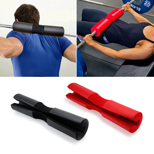 1PC Foam Padded Barbell Cover For Women Men Gym Weight Lifting Squat Shoulder Support Black Red Gym Fitness Gimnasio Accessories